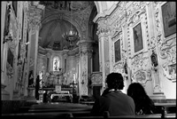 Taormina - amoureux à l'église